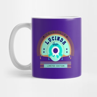 Lucinda Name Style Mug